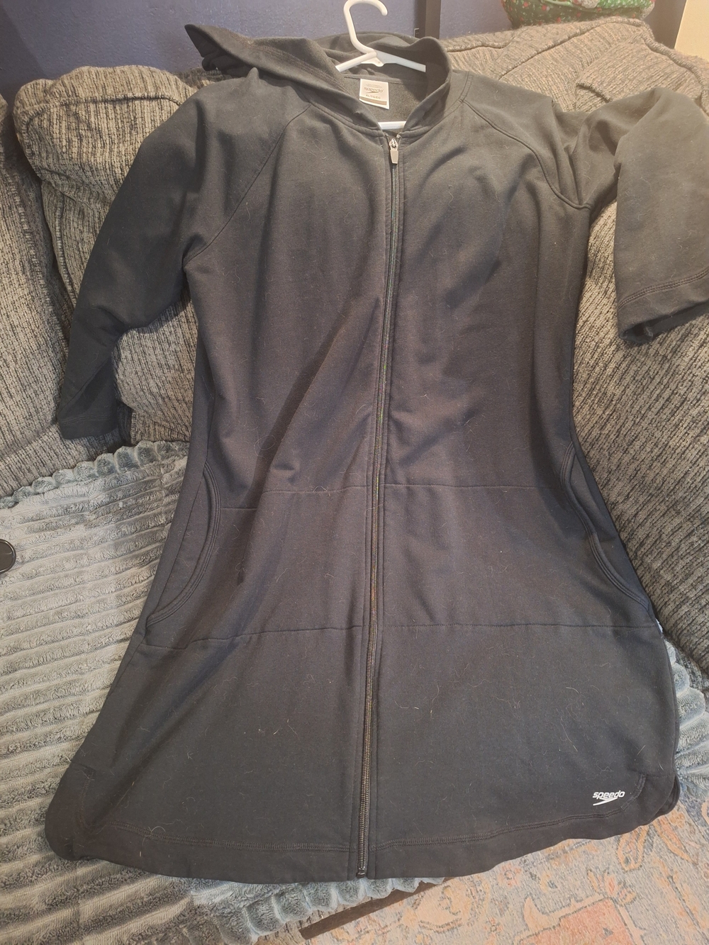 Speedo Black Zip-Up Women’s Swim Coverup